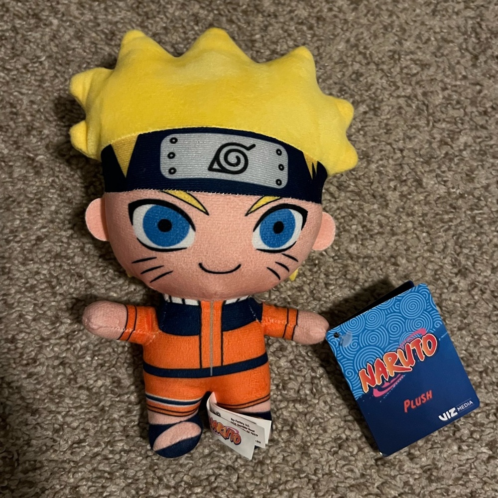 8" Naruto Uzumaki Plush (New with Tag) - Naruto